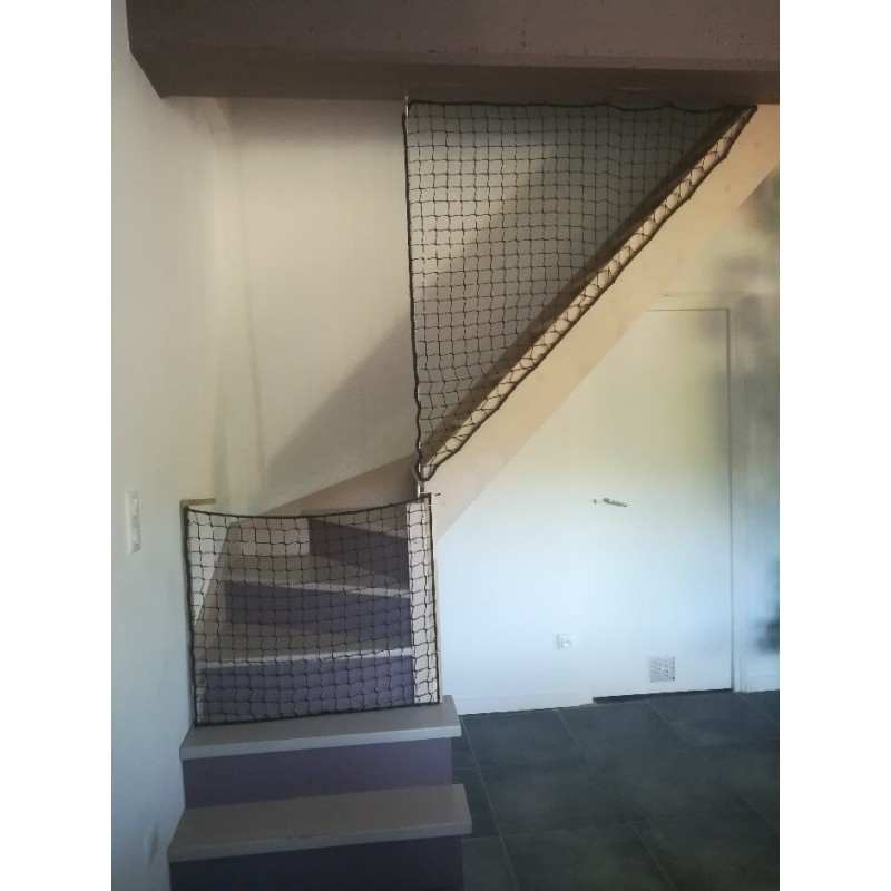 Filet garde corps - filet de protection mezzanine, rambarde, balustrade,  escalier