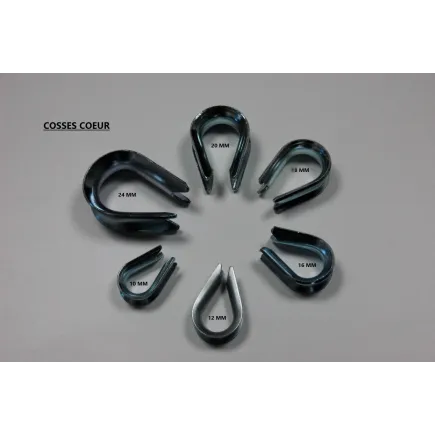 Cosse coeur 12mm