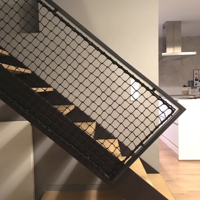 Garde corps escalier fil 4.75 mm maille 50 mm