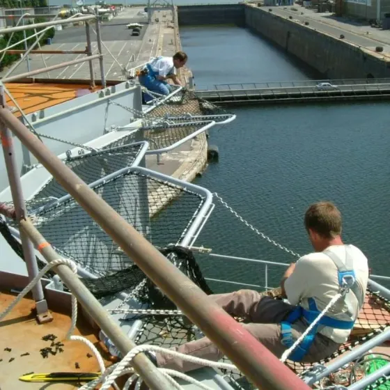 Filet anti-chutes maille losange 50mm