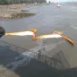 Chalut de d&eacute;pollution statique