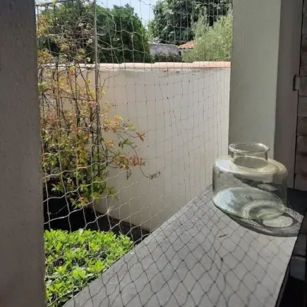 Filet de protection chats : fil 1 mm maille 50 mm