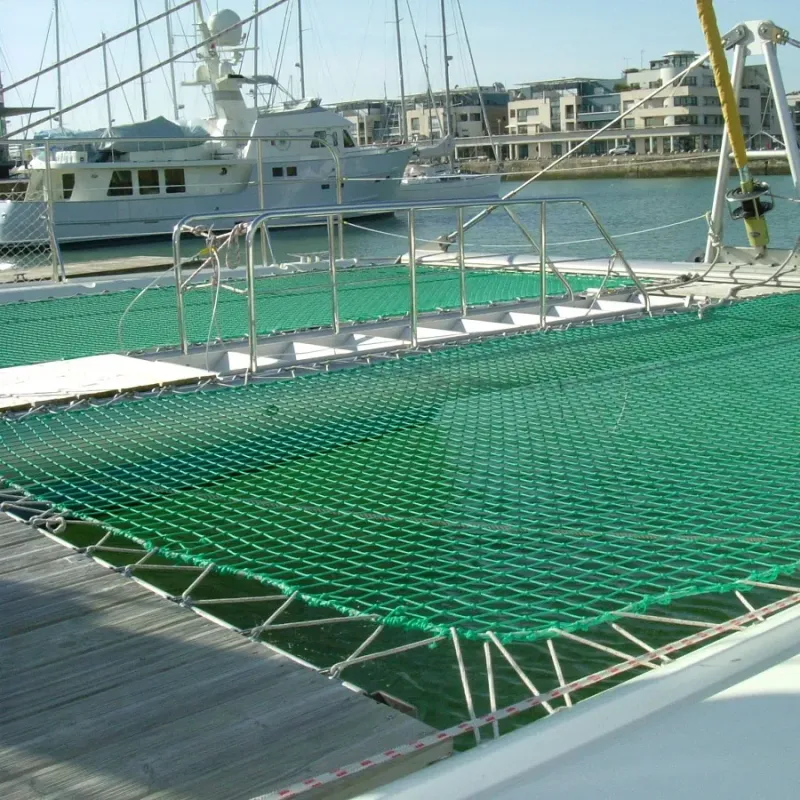 Filet de liaison noué vert Filet de liaison noué vert