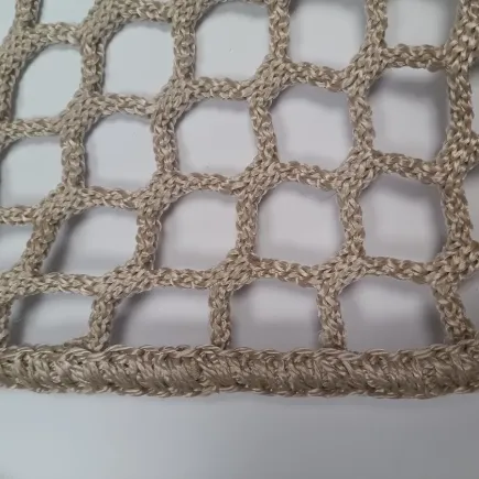 Filet sans n&oelig;ud beige &Oslash; 5 mm maille 30 mm | SRF