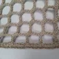 Filet sans n&oelig;uds beige fil &Oslash; 5mm maille 30 mm